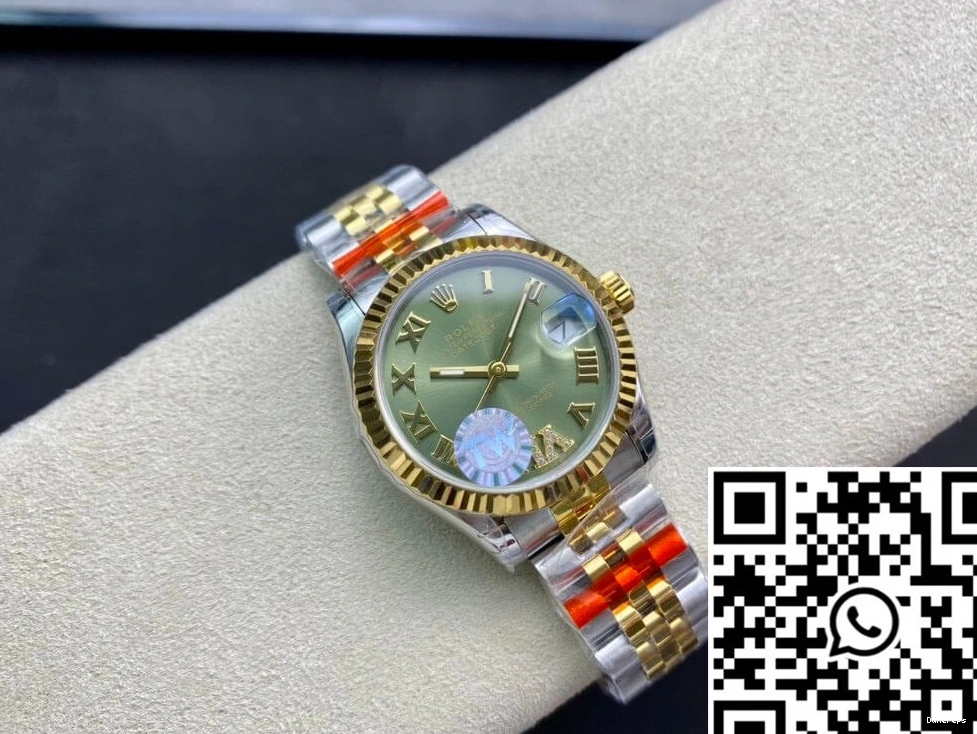 Green Datejust 178273 Dial Factory Rolex 31MM TW 0107